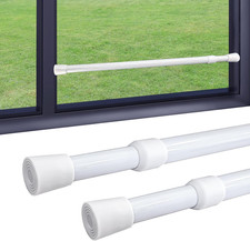 Window Security Bars Adjustable Sliding Glass Door Lock Bars 15.7''-27.5'' Ten