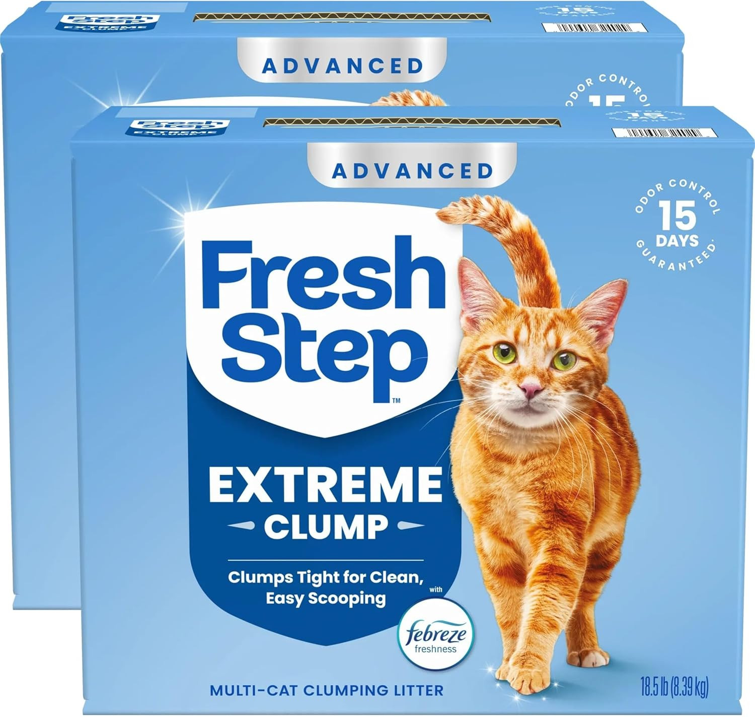 Advanced Extreme Clumping Litter with Febreze Freshness with Mountain Spring Sce