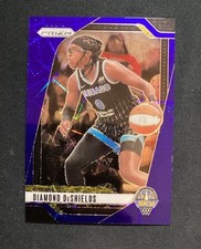 2024 Panini Prizm WNBA Diamond DeShields Blue Velocity Prizm #8 Sky