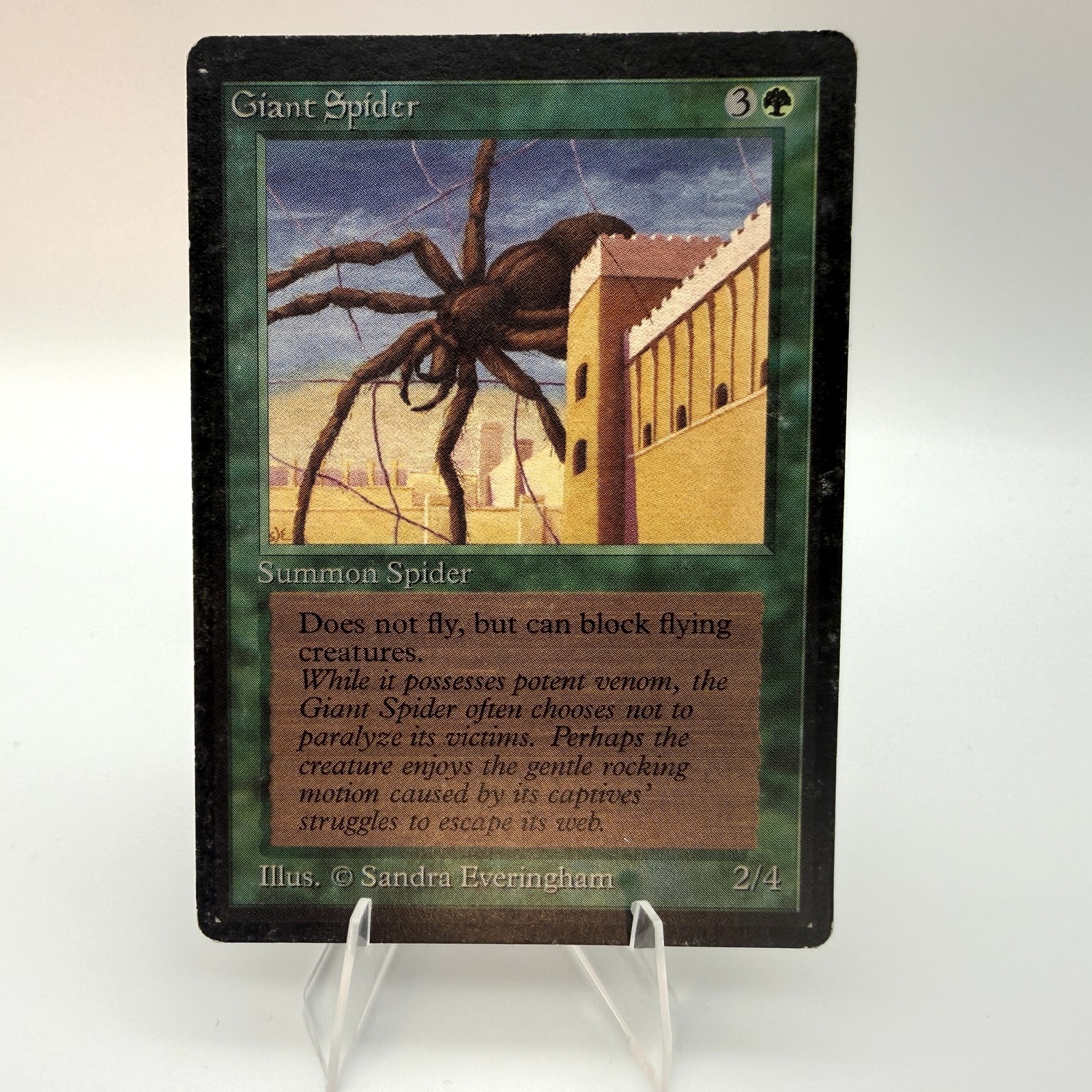 Magic The Gathering Limited Edition Beta Giant Spider Regular MP