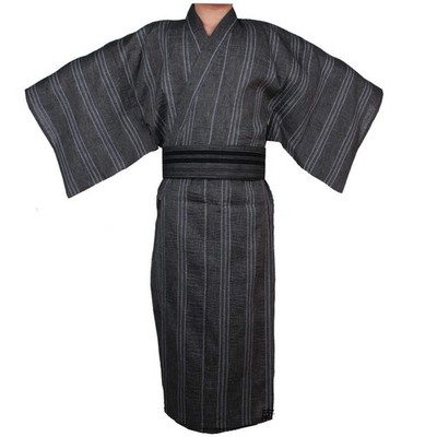 Jinbei Männer japanische Yukata japanische Kimono Home Robe Pyjamas Morgenman...