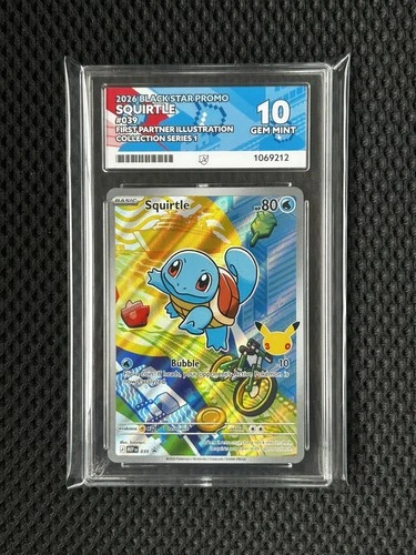Squirtle 039 - First Partners - Black Star Promo - ACE 10