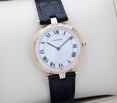 Cartier カルティエ　Must de cartier vendome CARTIER MUST DE CARTIER VENDOME WATCH TRINITY DIAL 24 MM (GOOD