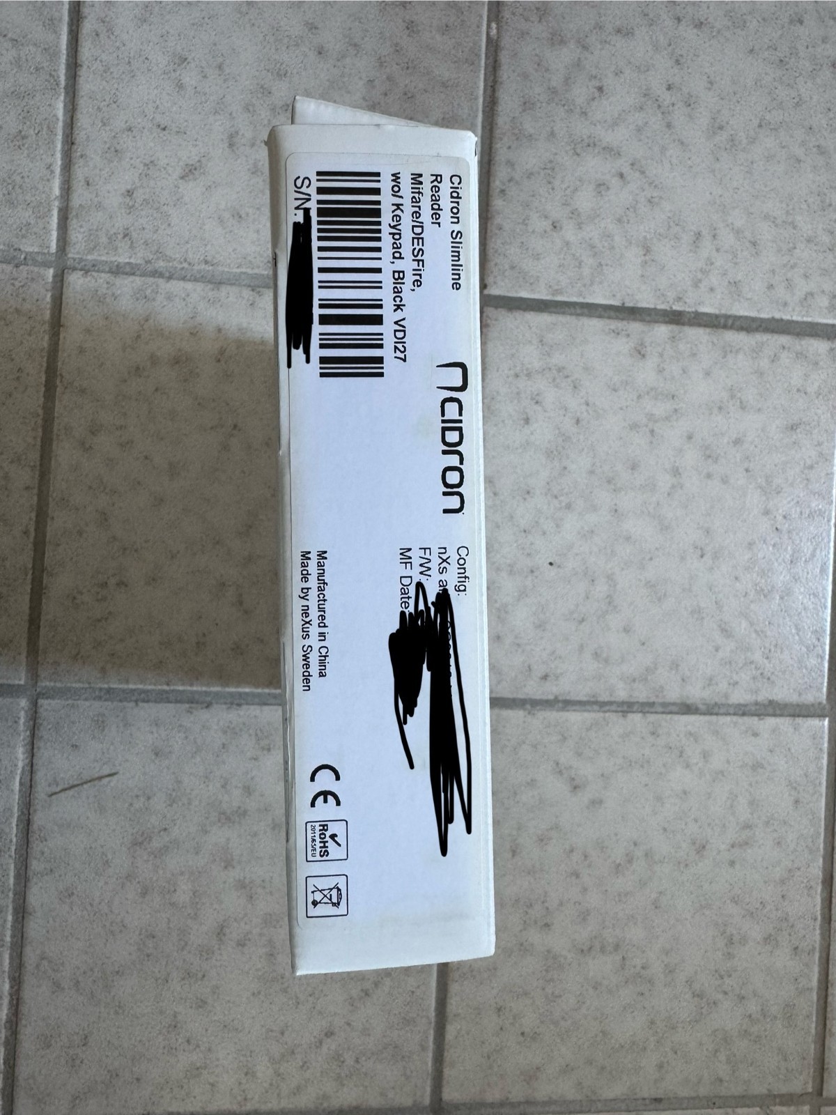 Lecteur CIDRON Slimline pour remplacer les serrures à clé obsolètes