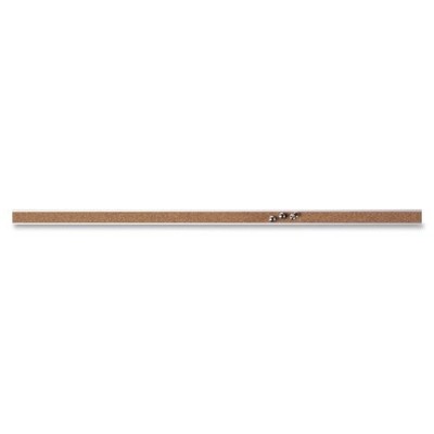 Lorell LLR49532 Bulletin Bar Cork Strip 18in Aluminum Frame