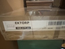 Ikea EKTORP NEW! 3 Seat sofa COVER ONLY lofallet beige(complete set) 903.217.04