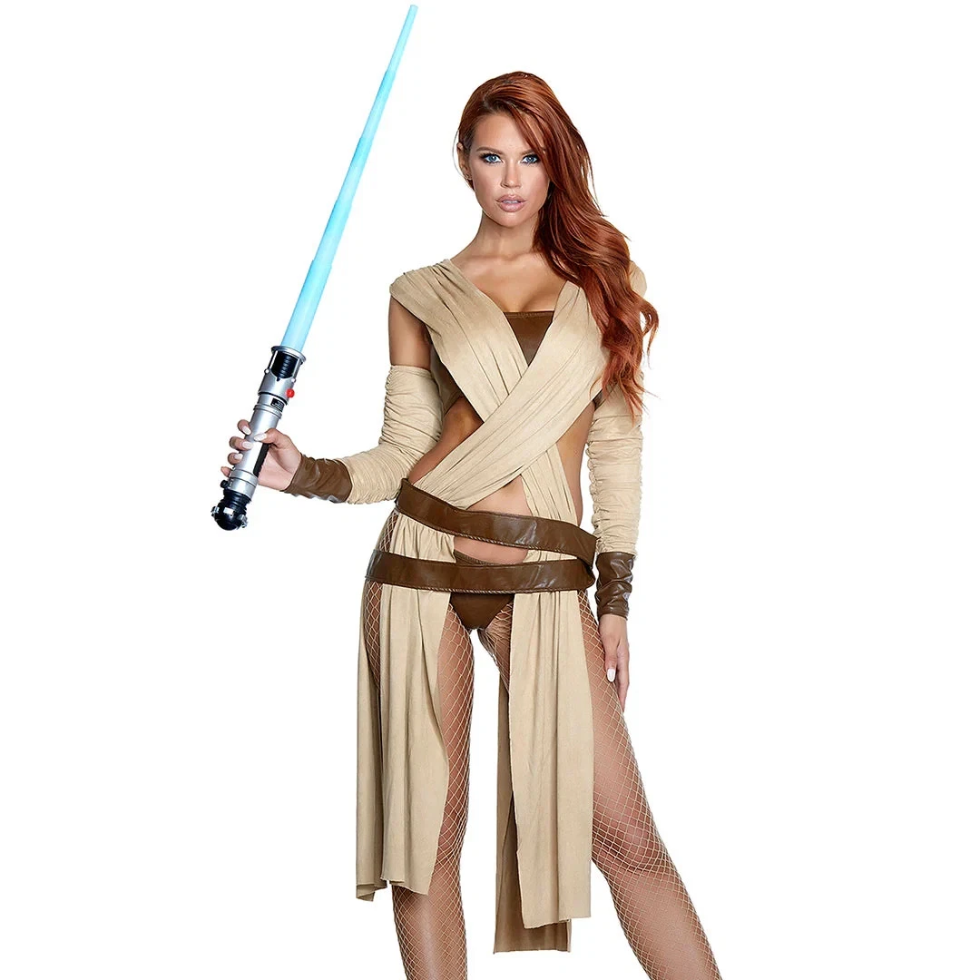 Cosplay Ropa Mujer Star Wars Starwars Cosplay Female Jedi Padawan Dress Uniform Cape Set Custom Made@ 