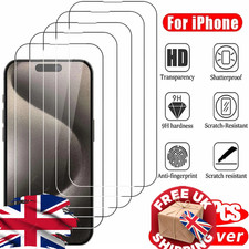 9H Hardness HD Clear 3Pcs Tempered Glass Screen Protector for iPhone 18 Pro Max
