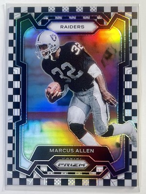 Marcus Allen 2023 Panini Prizm Black and White Checkerboard SP Raiders