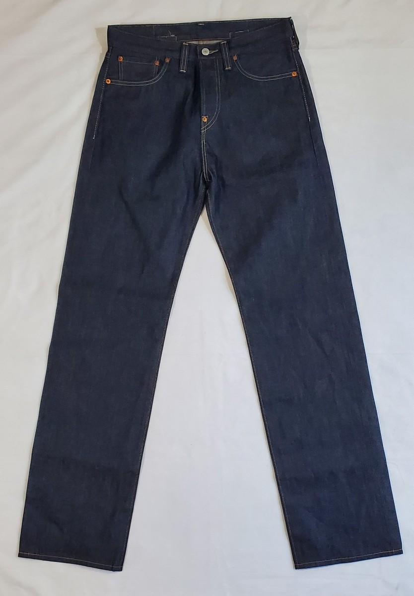 NWOT Levis LVC 1937 501XX Selvedge Denim Back-Buckle Jeans Men' Sz
