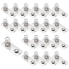 20 Pcs Battery Spring Contact 26.5x10mm Positive Negative Bipolar