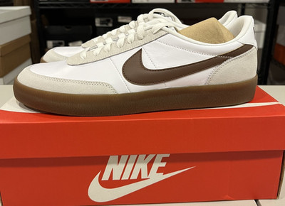 Size 9 Men's-Nike Killshot 2 Leather White Brown Gum Casual Shoes 432997-130