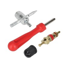 Valve Core Removal Tool Kit 62 pcs with Wrench for Automotive Tire Maintenance