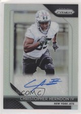 2018 Panini Prizm Rookie Chris Herndon IV Christopher #RA-CH Auto fm0
