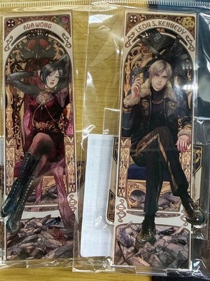Resident Evil 30th Anniversary Acrylic Stand Collection Leon Ada 2-piece set