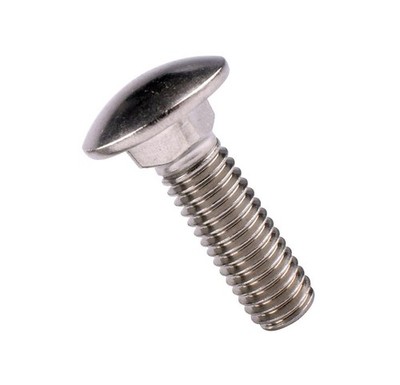 1/2-13 x 1-1/2'' Carriage Bolts Screws 18-8 Stainless Steel 304 Round Head Squ...