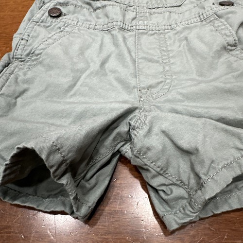 Oshkosh overalls 2t Vestbak Shortalls Green Cotton Sage Twill - Picture 3 of 7