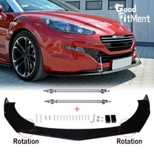 Für Peugeot 206 207 307 308 Spoilerschwert Frontlippe Spoilerlippe + Stützstange