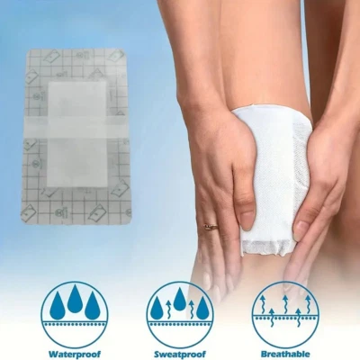 QUALICARE 15CM X 9CM WATERPROOF CLEAR TRANSPARENT ADHESIVE WOUND DRESSING (PACK OF 5)