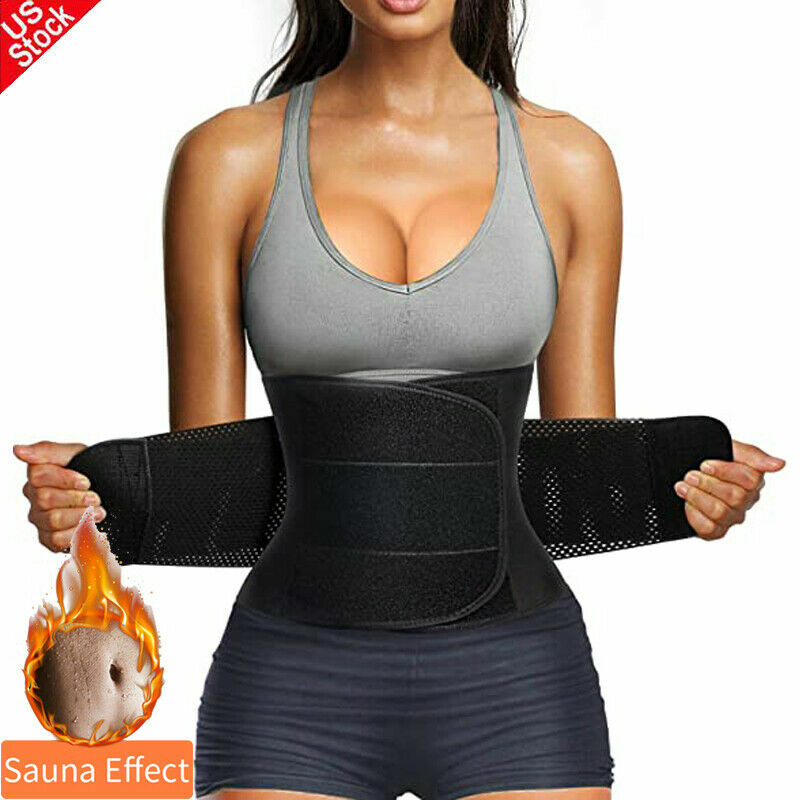 Waist Trimmer Trainer Cincher Weight Loss Sweat Sauna Belt Neoprene Wrap Shaper