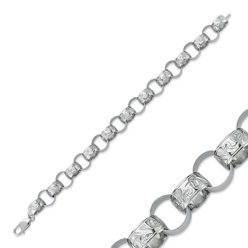 STERLING SILVER BELCHER CHAIN 18\