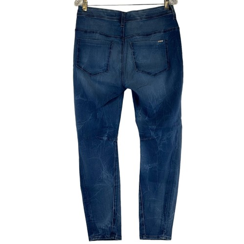 Fidelity Jeans Womens Size 31" Blue Jimi High Waist Cropped Stretch $220 Nwot - Picture 2 of 13