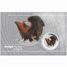 Australia 2025 WEDGE-TAILED EAGLE $1 Oz Silver COLOR Perth Mint Mercanti in OGP