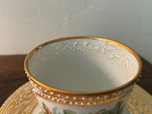 Vintage 1960's French Le Tallec Set of 6 Demitasse Coffee Cup Saucer Duos France - Picture 9 of 18