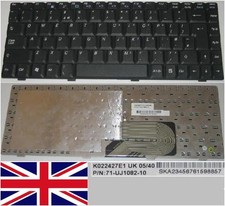 Qwerty Keyboard UK AVERATEC 4000 4200 K022427E1 71-UJ1082-10 SKA23456761 Black
