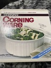 Vintage NOS 1986 Corning Ware  1-1/2 Qt Covered Round Casserole French White USA — photo 1