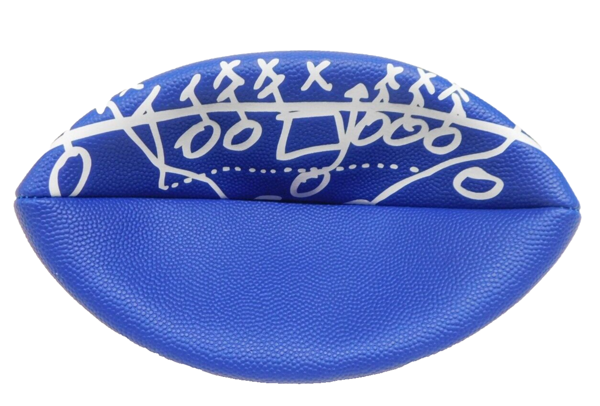 Wilson NFL Play 60 Blue Flag Football Peewee Ages 6-9 (uninflated
