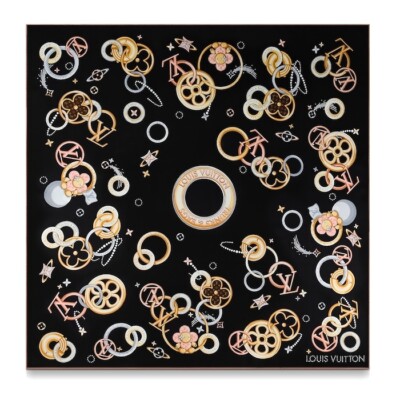 LOUIS VUITTON Scarf Stole Vivienne & Beyond Ring Jewelry