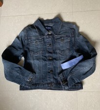 Embroidered Denim Jacket Size L