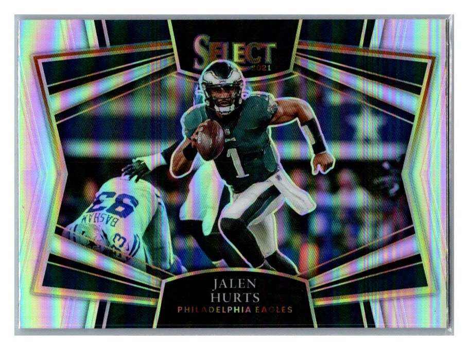 2021 Panini Select - Snapshots #SS-4 Jalen Hurts Silver Prizm TC6140