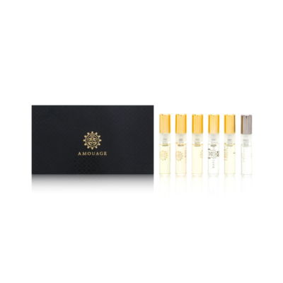 Amouage Fragrance Travel Minature Bottle Collection for Men 6 Piece Set New