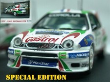 WOW EXTREMELY RARE Toyota Corolla WRC Auriol Australia 1998 SE 1:43 Vitesse-HPI