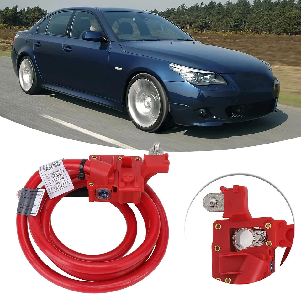 Positive Battery Cable fit BMW E60 5 Series 525i 528i 530i 535i 550i 61126989780 Foto 2 de 4