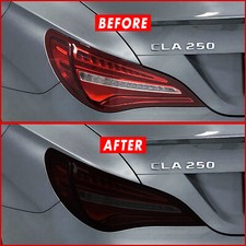 FOR 13-19 Mercedes CLA Tail Light SMOKE Precut Vinyl Tint Overlays