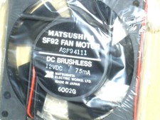 1 PANASONIC MATSUSHITA SF92 ASF94111 91MM 3-9/16" BOX FAN 12VDC 12 VOLT 75MA USA