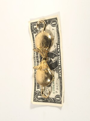 Vintage Mimi DiN Mice Goldtone Belt Buckle - 1974 Vintage MIMI di N 1974 Gold Tone Mouse Belt Buckle 70 main image 2