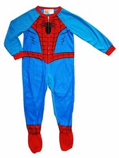 Marvel Spider-Man Boy Footed Sleeper Blanket Pajama Size S6/7 M8