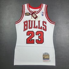 100 Authentic Michael Jordan Mitchell Ness 97 98 Finals Bulls Jersey Size 36 S