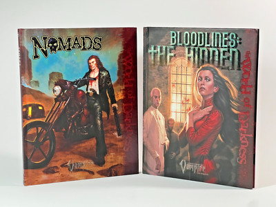 Vampire The Requiem RPG Bloodlines The Hidden Nomads Hardcover Lot