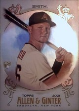 2021 Topps Allen & Ginter Hot Box Silver Foil SP #294 Pavin Smith Rookie D-Backs
