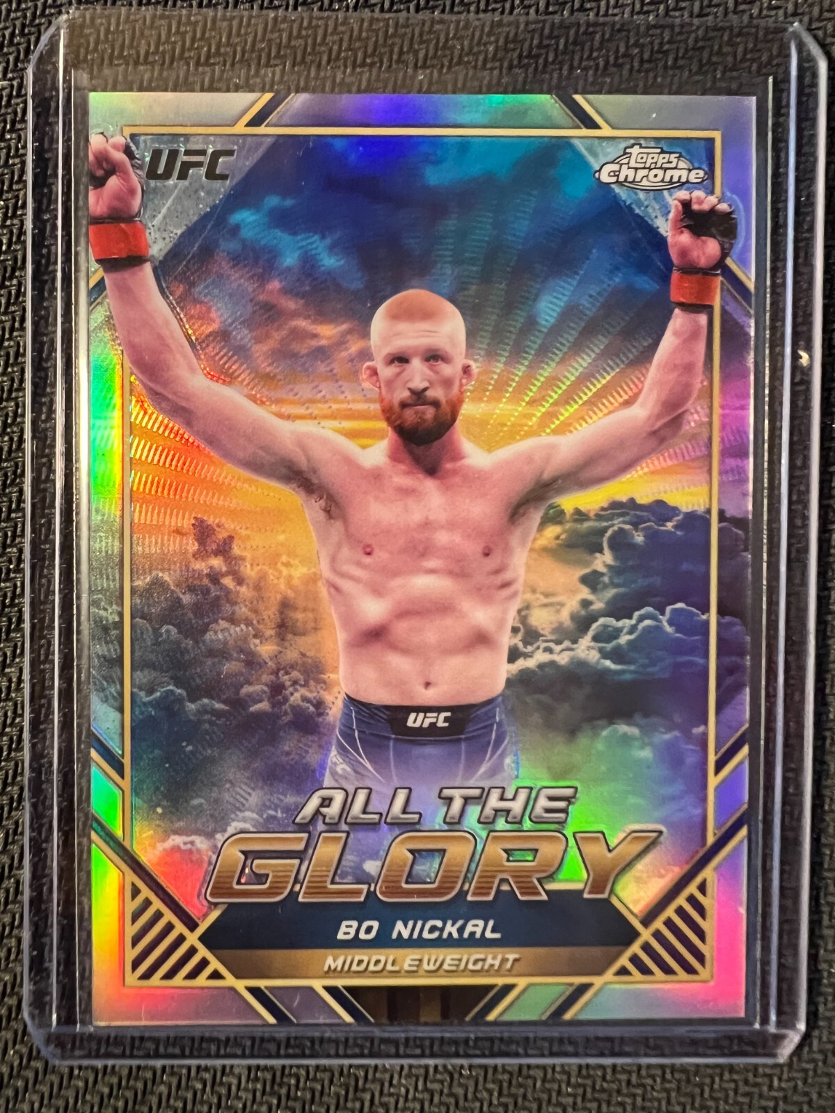 2024 Topps Chrome UFC BO NICKAL SSP All The Glory - Case Hit REFRACTOR ATG-2