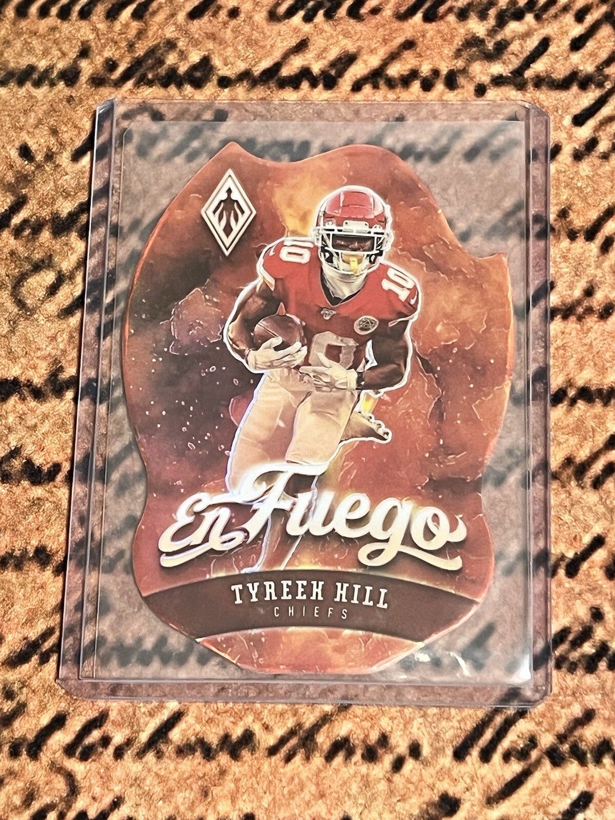 2020 Panini Phoenix Tyreek Hill En Fuego Die-Cut Case Hit SP Chiefs 🔥🔥