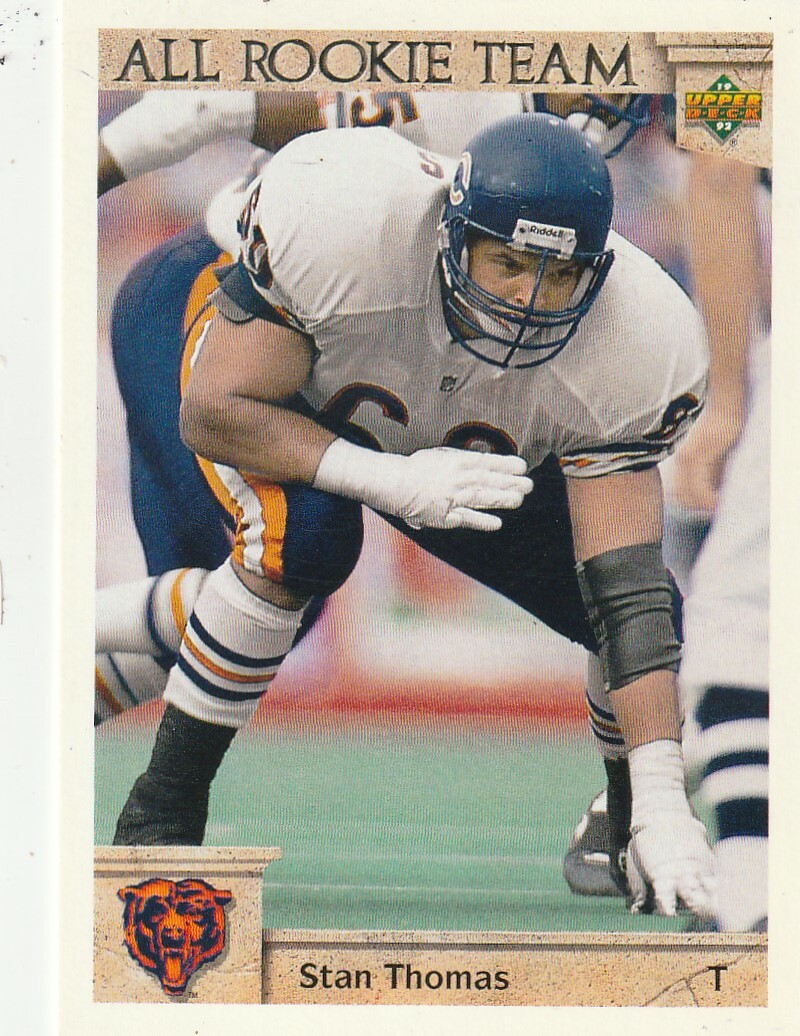 FREE SHIPPING-MINT-1992 Upper Deck Stan Thomas #39 BEARS PLUS BONUS CARDS