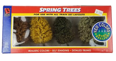 NEW OLD STOCK Life-Like SPRING TREES No #1926 Realistic Colors HO/N/O/S Trains