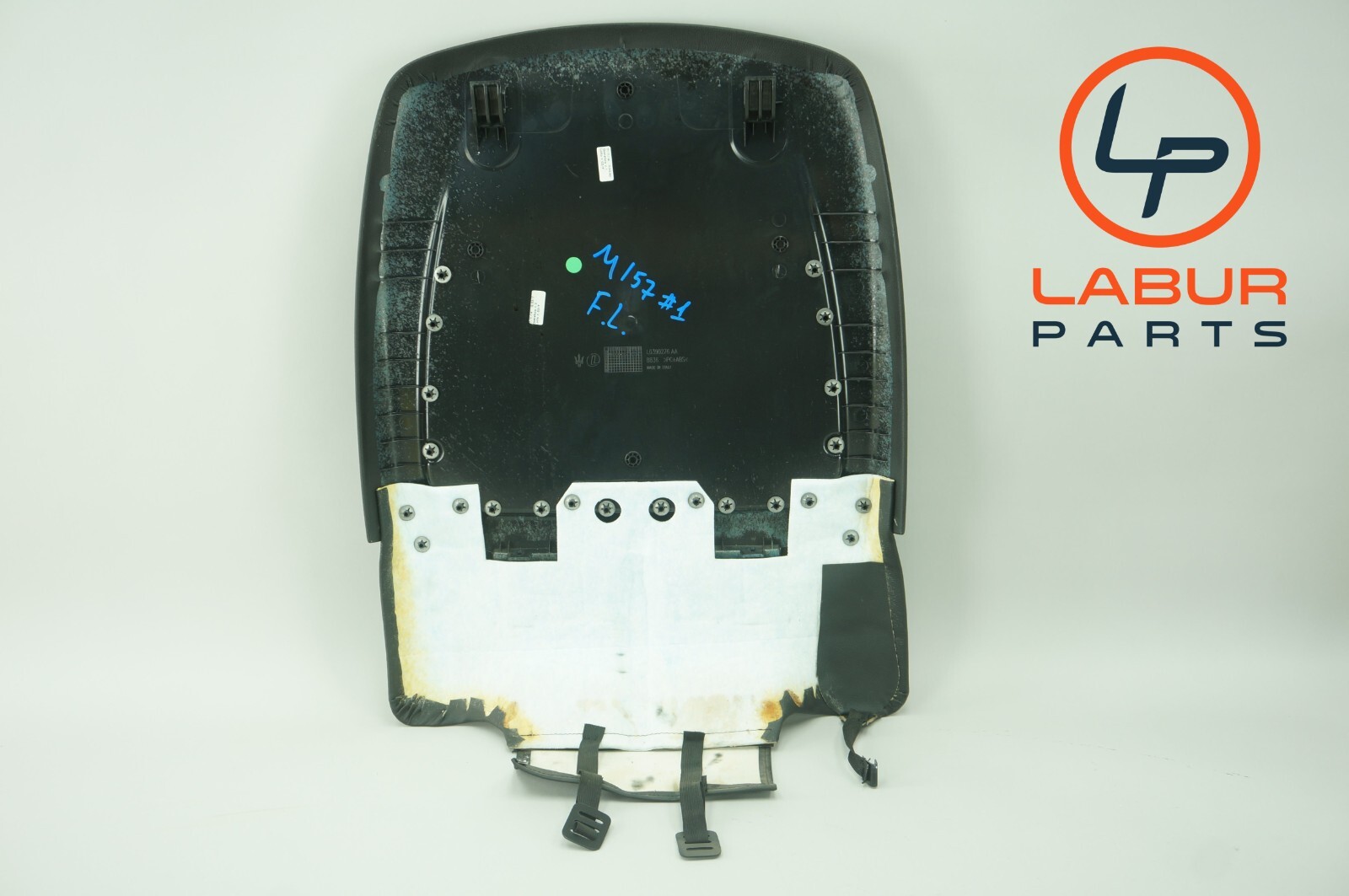 M157 14-17 Maserati Ghibli Front Left or Right Seat Back Plate Cover Black Z4745