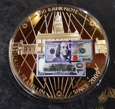 $100 Banknote Mini Federal Reserve Note Fantasy Proof Coin (LB-365)